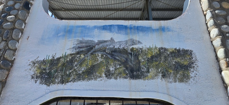 mural in Los Barriles by artist unknown.