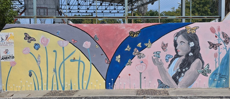 mural in La Ribera by artist unknown.