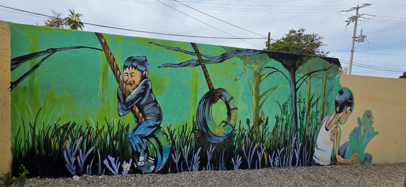 mural in La Ribera by artist unknown.