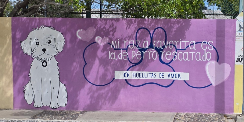 mural in La Ribera by artist unknown.