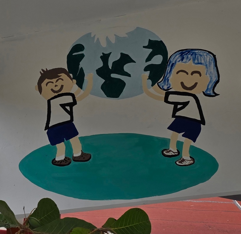 mural in La Ribera by artist unknown.