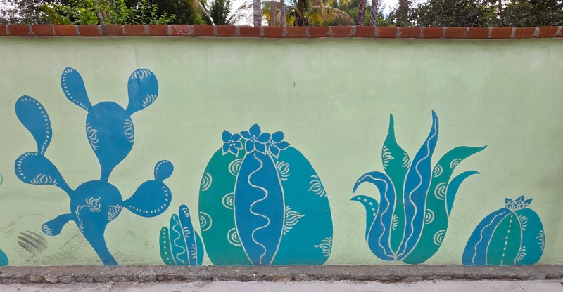 mural in Santiago by artist unknown.