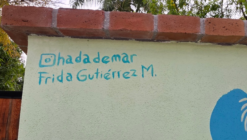 mural in Santiago by artist unknown.