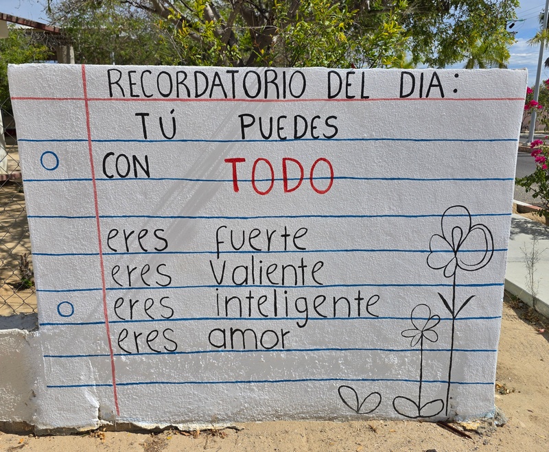 mural in Santa Cruz by artist unknown.