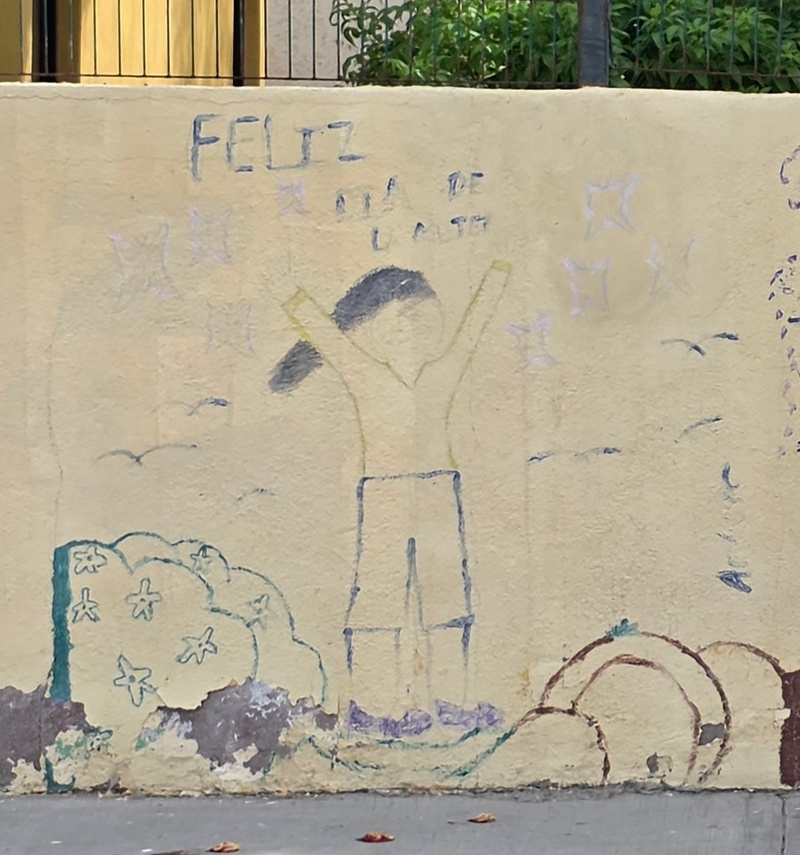 mural in La Ribera by artist unknown.
