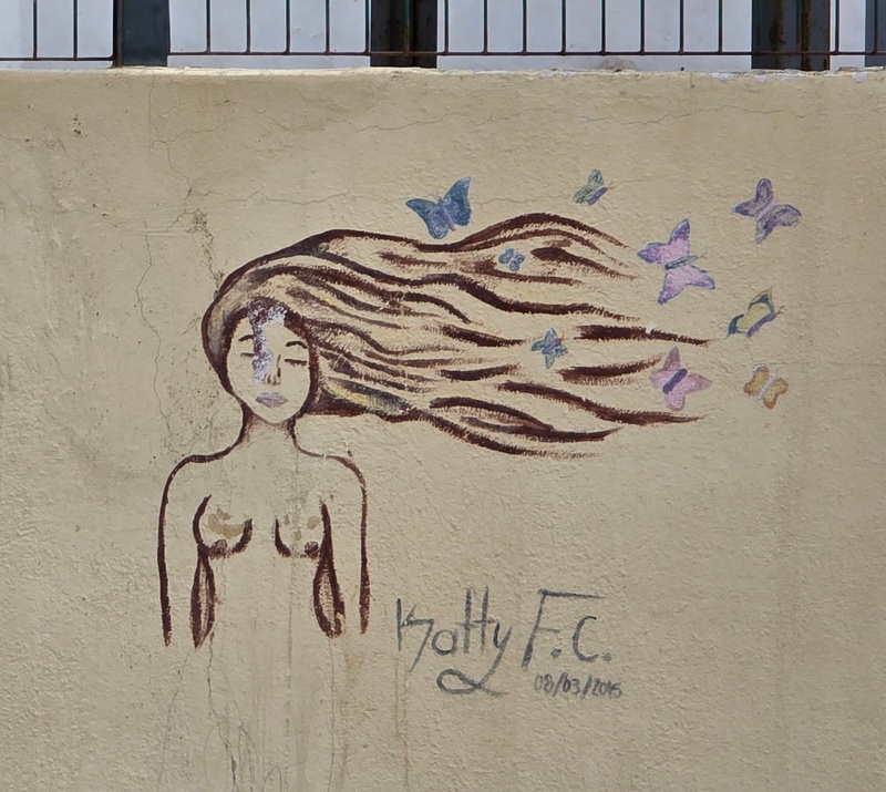 mural in La Ribera by artist unknown.