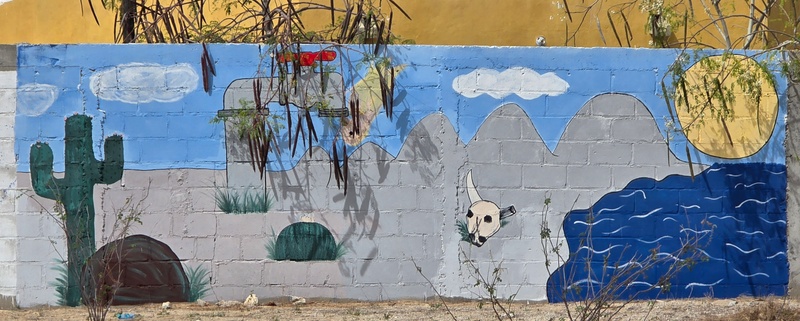 mural in La Ribera by artist unknown.