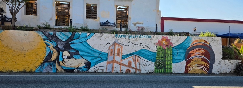mural in El Triunfo by artist unknown.