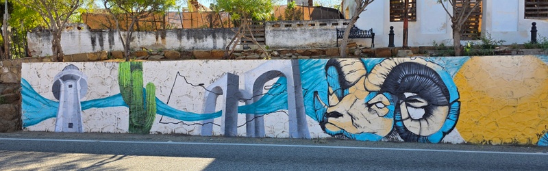 mural in El Triunfo by artist unknown.