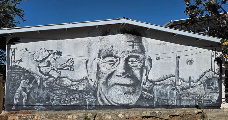 mural in El Triunfo by artist unknown.