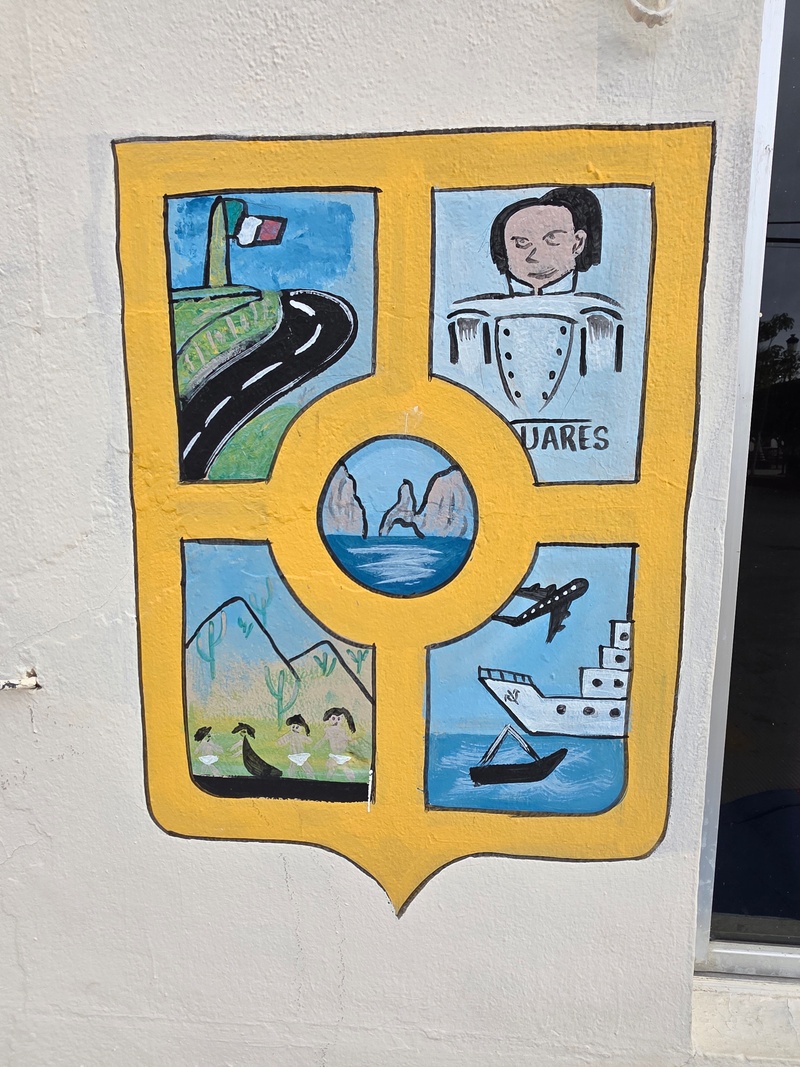 mural in Santiago by artist unknown.