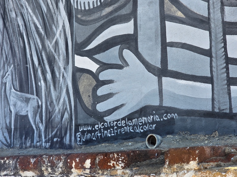 mural in El Triunfo by artist unknown.