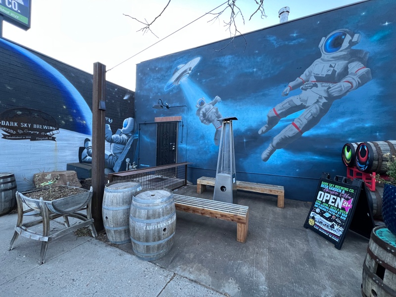 mural in Flagstaff by artist unknown.