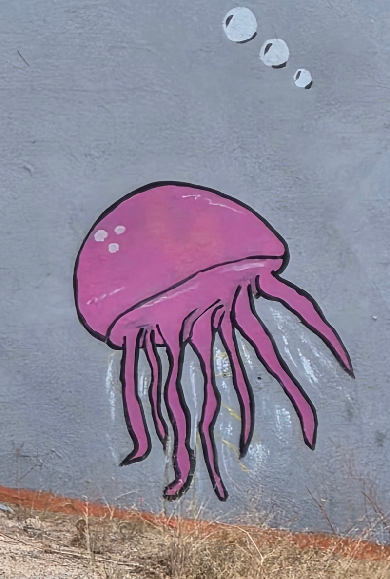 mural in La Trinidad by artist unknown.