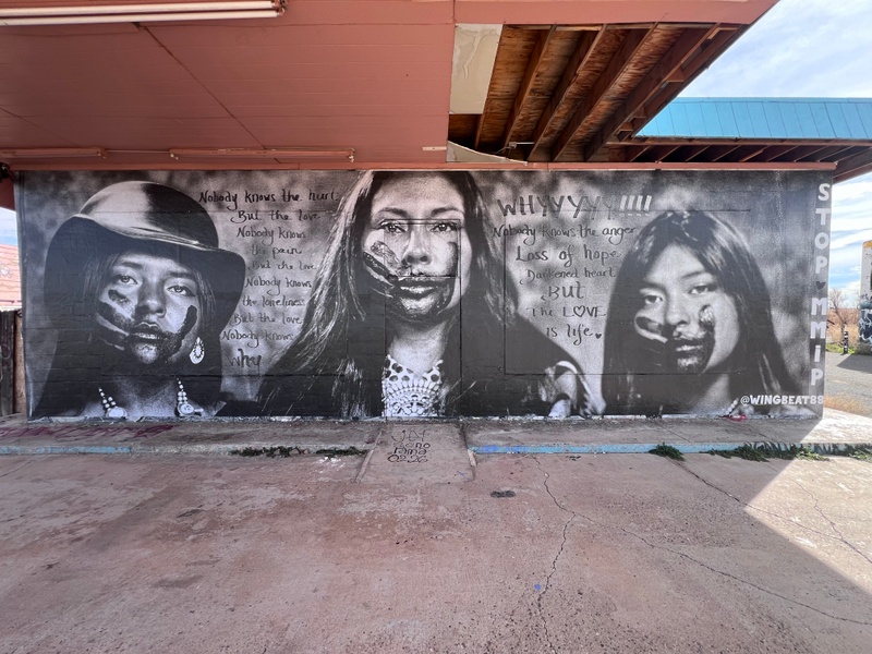 mural in Cameron by artist unknown.
