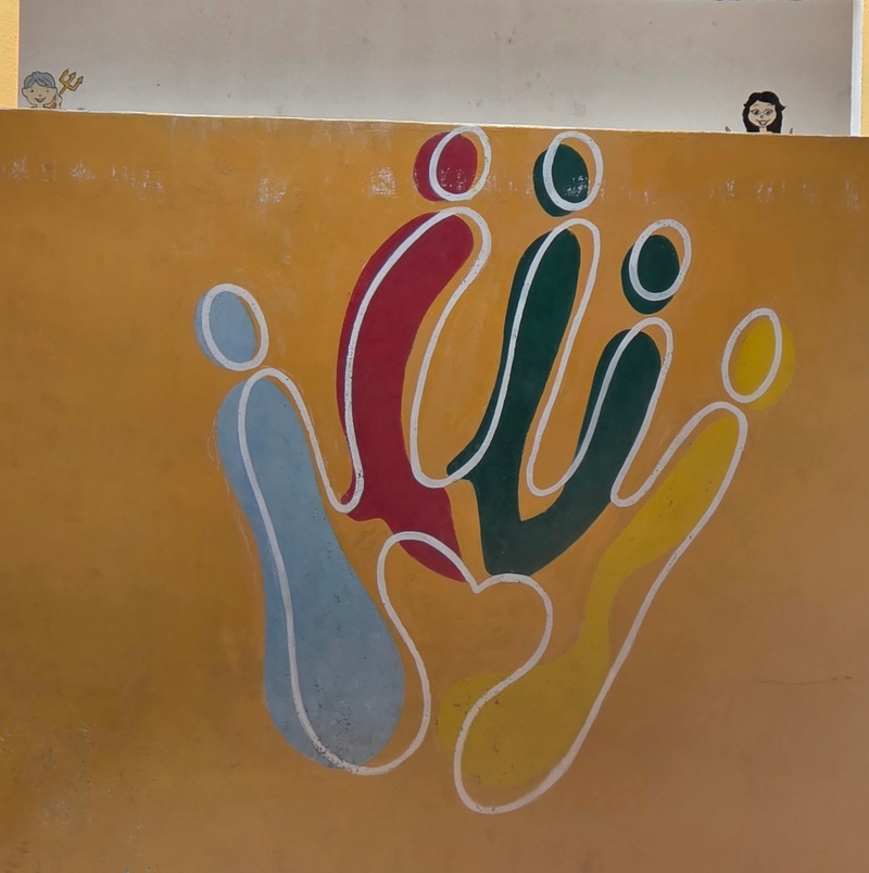 mural in Cabo Pulmo by artist unknown.