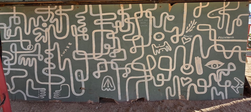 mural in La Fortuna by artist unknown.