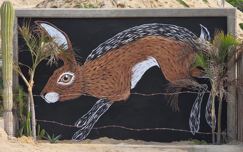 mural in La Fortuna by artist unknown.