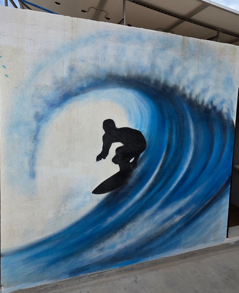 mural in La Fortuna by artist unknown.