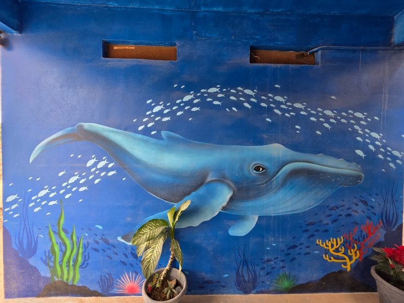 mural in La Fortuna by artist unknown.