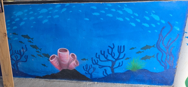 mural in La Fortuna by artist unknown.