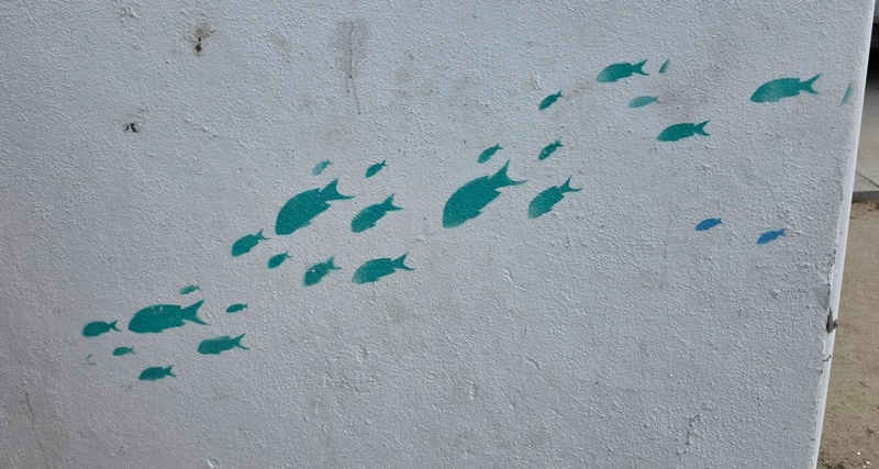mural in La Fortuna by artist unknown.