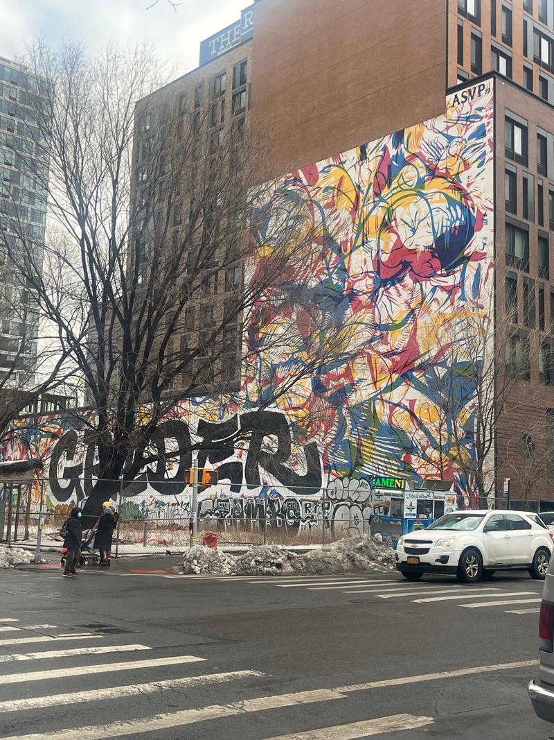 mural in New York by artist unknown.