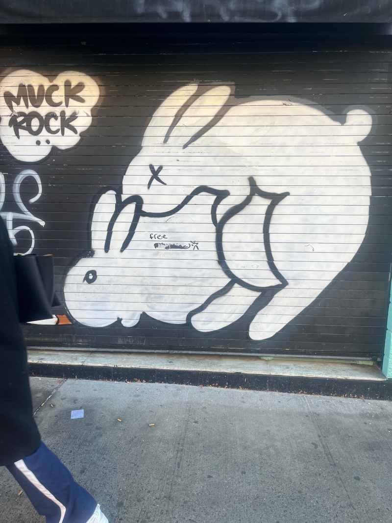 mural in New York by artist Jules Muck.