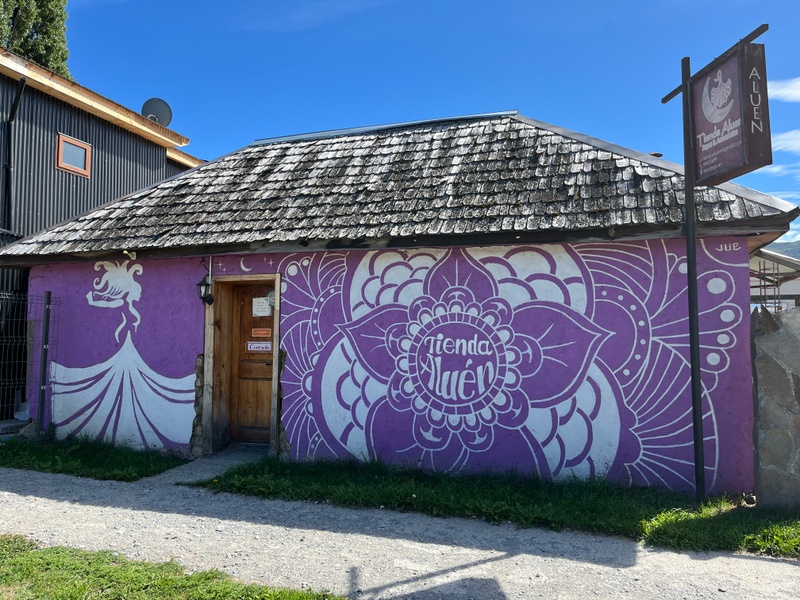 mural in Cochrane by artist unknown.