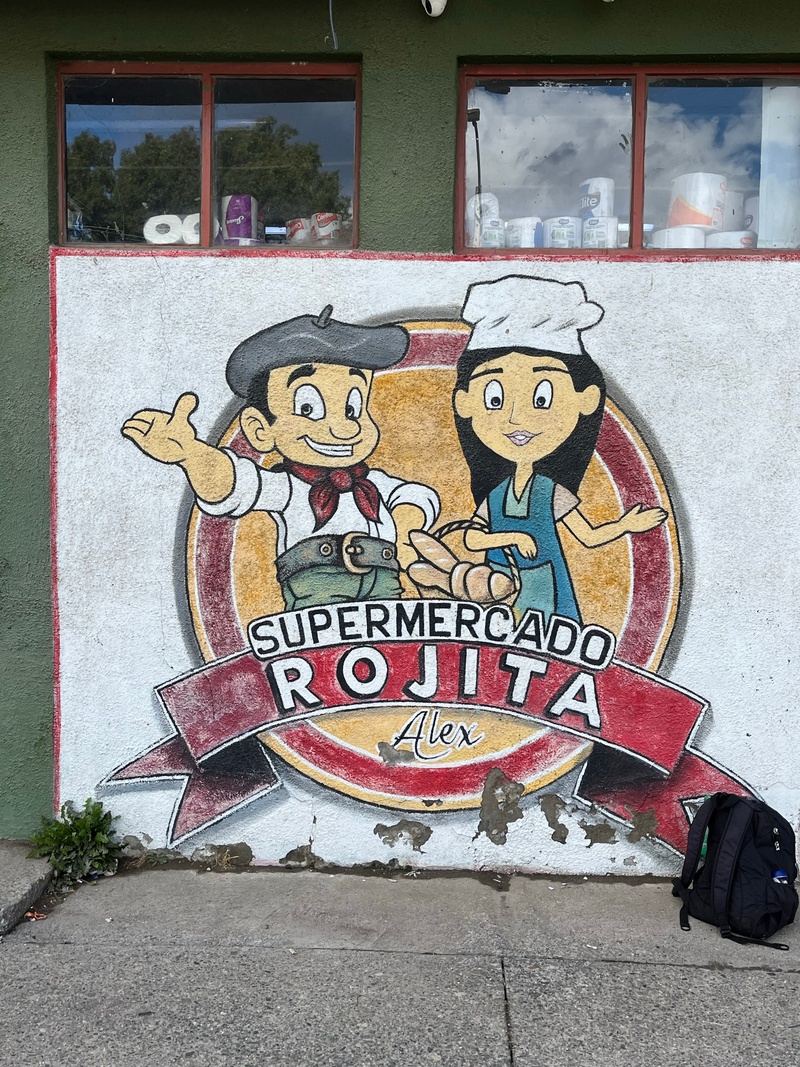 mural in Cochrane by artist unknown.