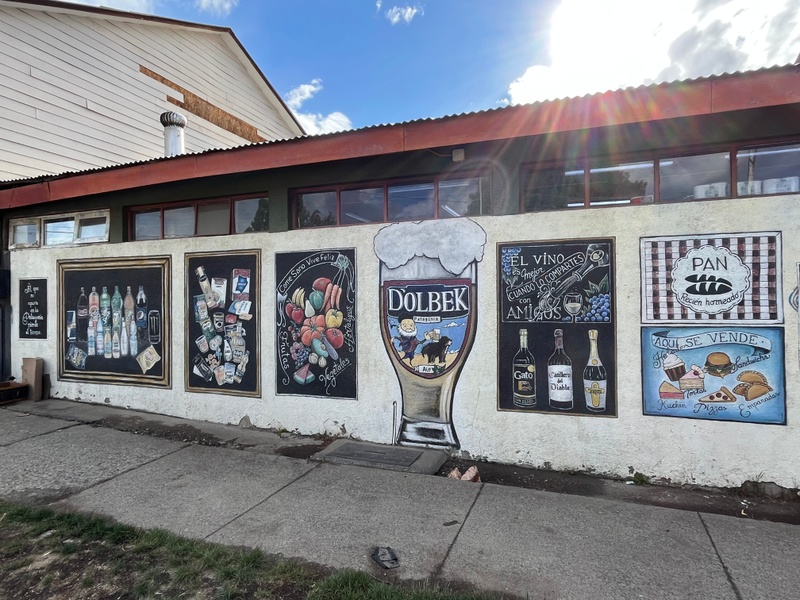 mural in Cochrane by artist unknown.