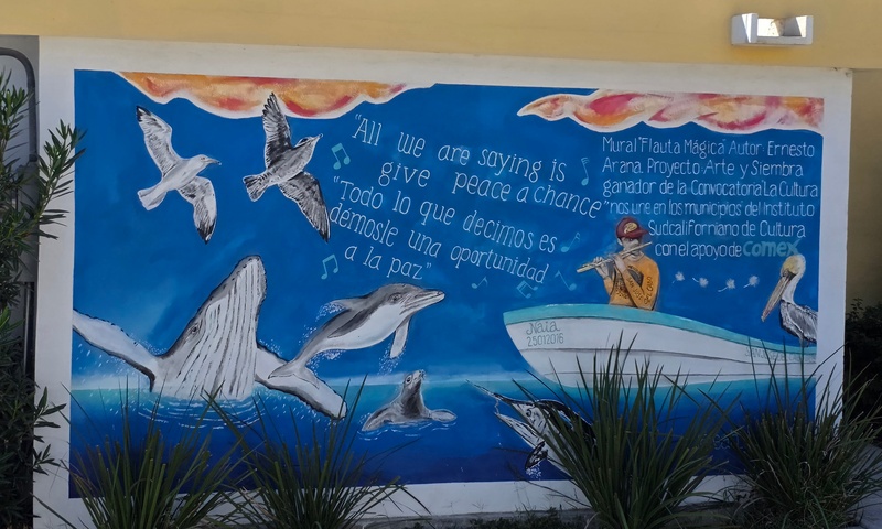 mural in San José del Cabo by artist unknown.