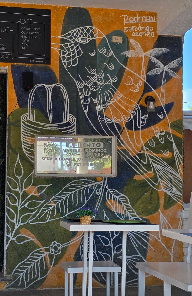 mural in San José del Cabo by artist unknown.