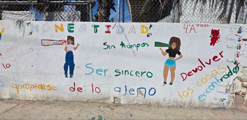mural in San José del Cabo by artist unknown.