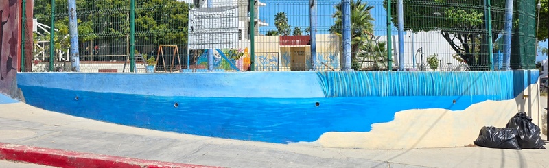 mural in San José del Cabo by artist unknown.