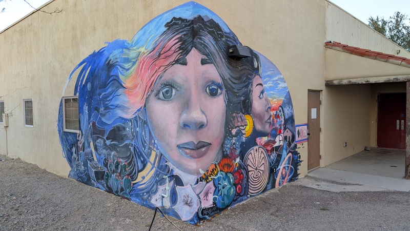 mural in Ajo by artist unknown.
