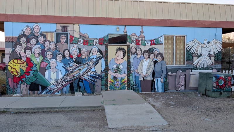 mural in Ajo by artist unknown.