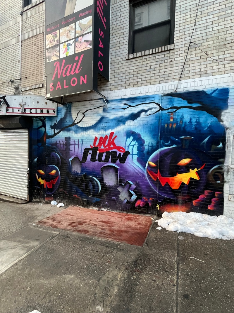 mural in The Bronx by artist unknown.