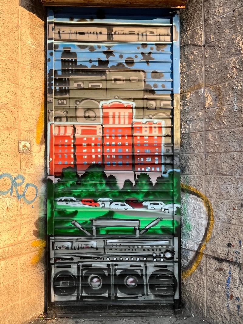 mural in The Bronx by artist unknown.