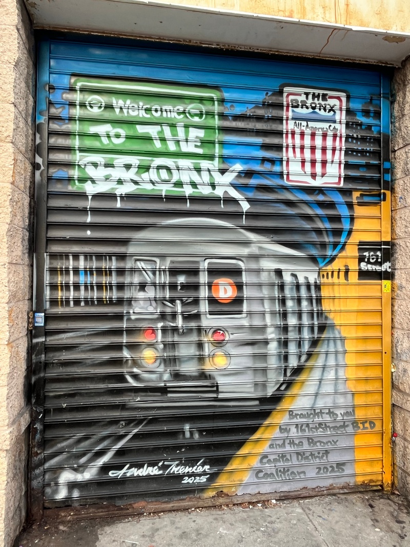 mural in The Bronx by artist Andre Trenier.