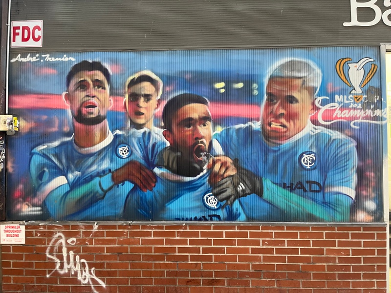 mural in The Bronx by artist Andre Trenier.