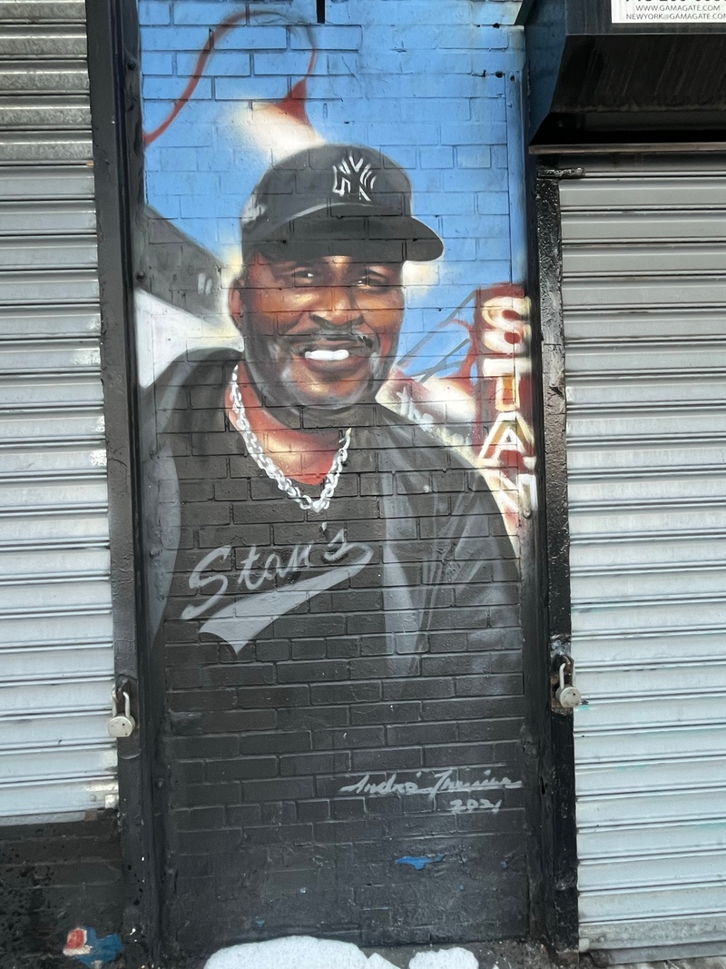 mural in The Bronx by artist Andre Trenier.