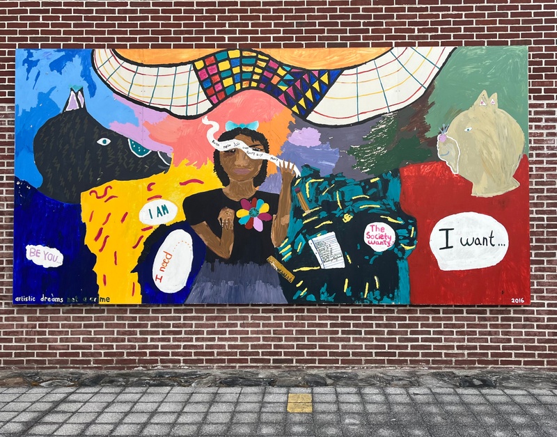 mural in New York by artist unknown.