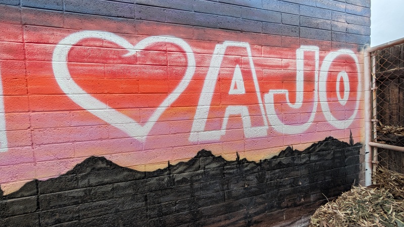 mural in Ajo by artist unknown.