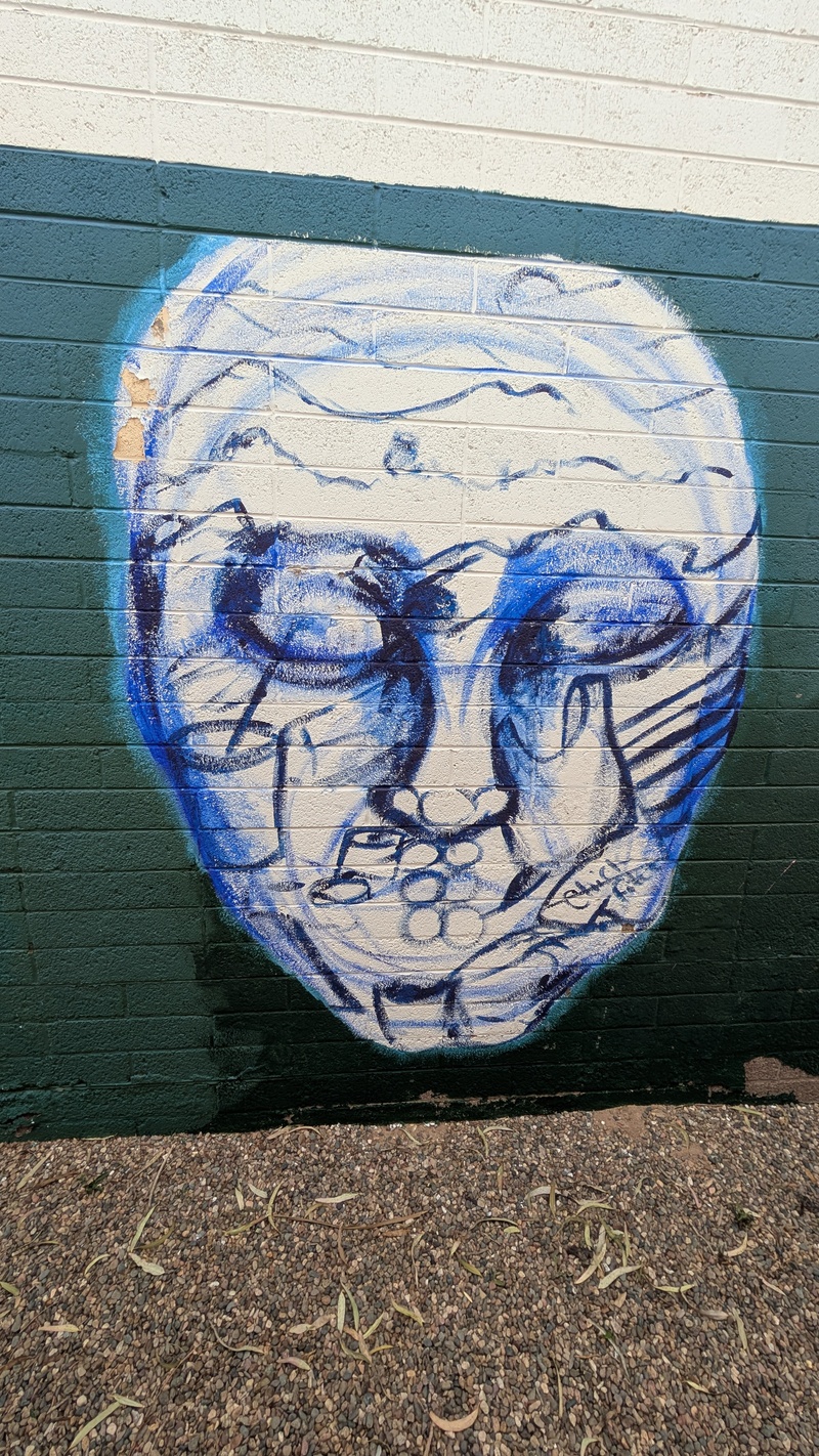 mural in Ajo by artist unknown.