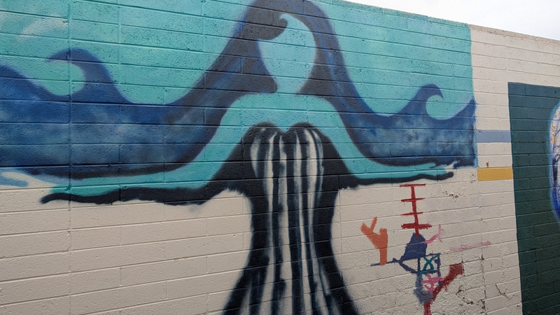 mural in Ajo by artist unknown.