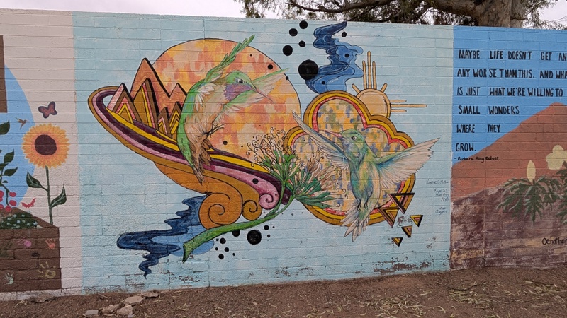 mural in Ajo by artist unknown.