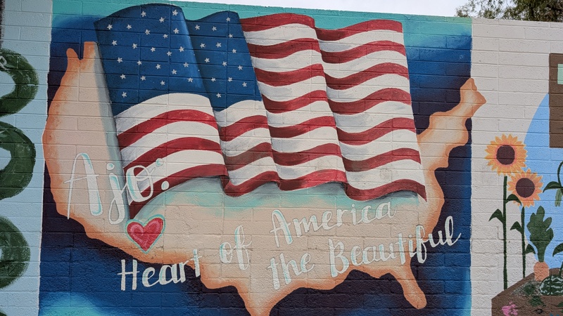mural in Ajo by artist unknown.