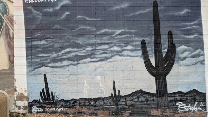 mural in Ajo by artist unknown.