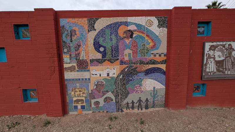 mural in Ajo by artist unknown.